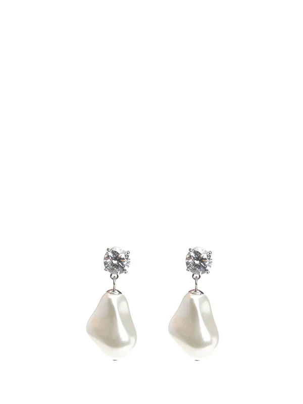 Self-Portrait Silver Earrings