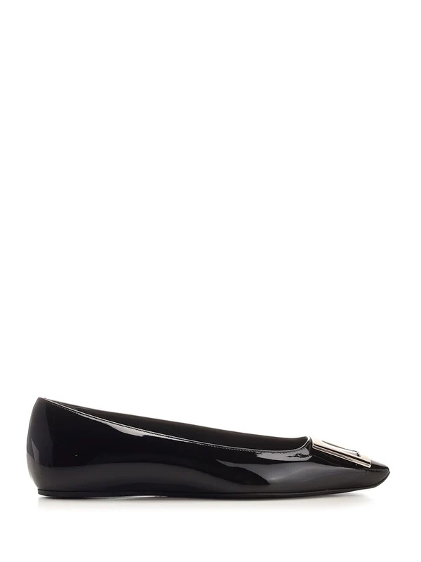 Roger Vivier Black Flat Shoes