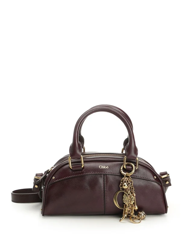 Chloe Burgundy Tote Bags