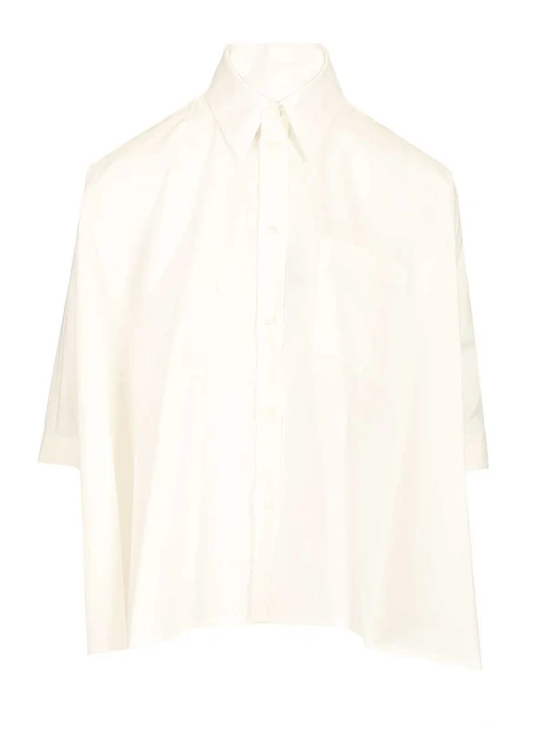 Mm6 Maison Margiela White Shirts & Blouses