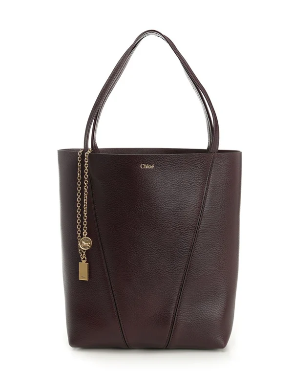 Chloe Burgundy Tote Bags