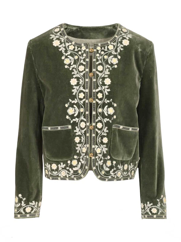 Celine Green Jackets