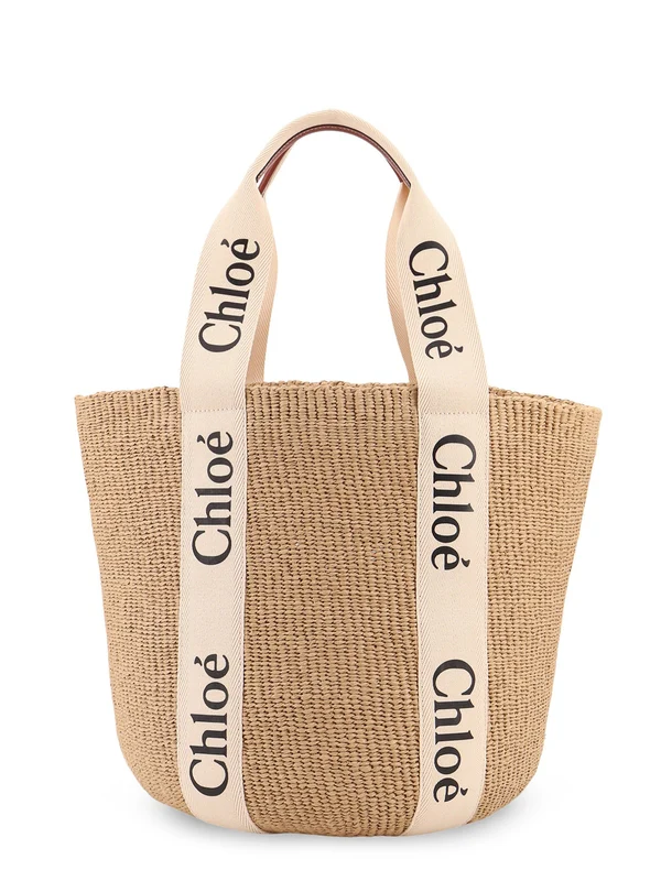 Chloe Beige Tote Bags