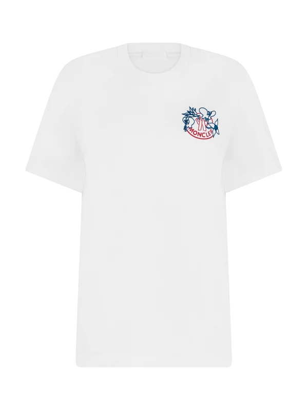 Moncler White Half Sleeve