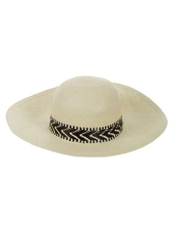 Pattern Detail Straw Hat