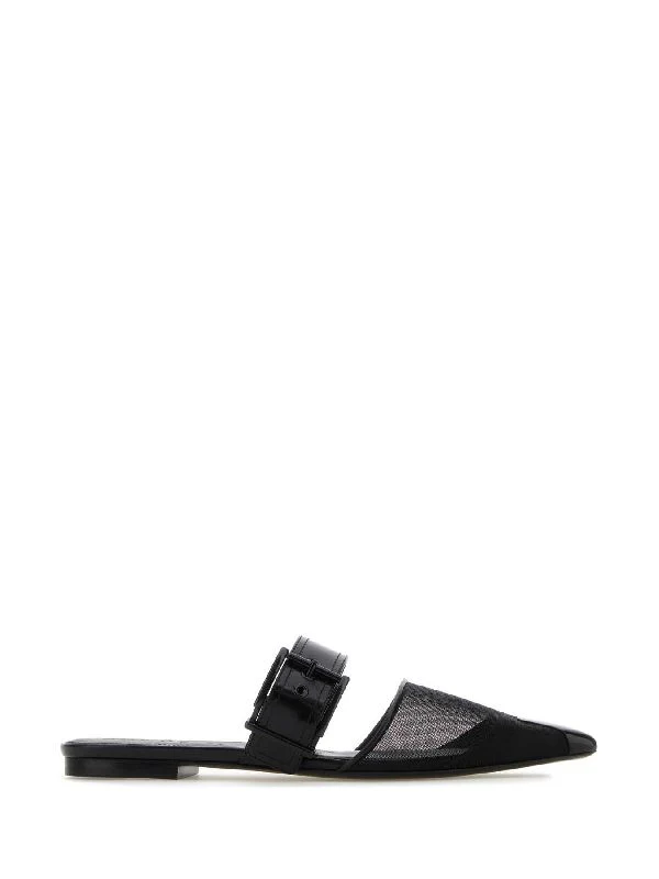SLIPPERS 744488W4AB2 1000 Black Flat Shoes
